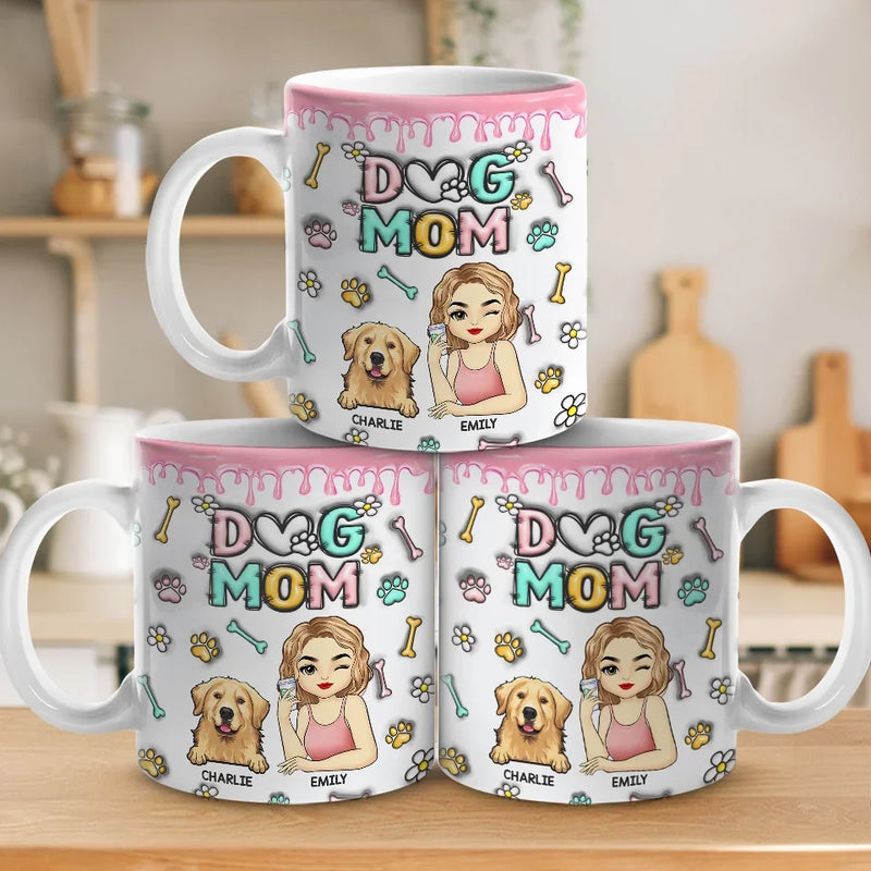 Every Pet Is A Gift Of Love - Dog & Cat Personalized Custom 3D Inflated Effect Printed Mug - Christmas Gift For Pet Owners, Pet Lovers