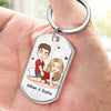 Your Love Is My Greatest Blessing - Couple Personalized Custom Keychain - Christmas Gift For Husband Wife, Anniversary