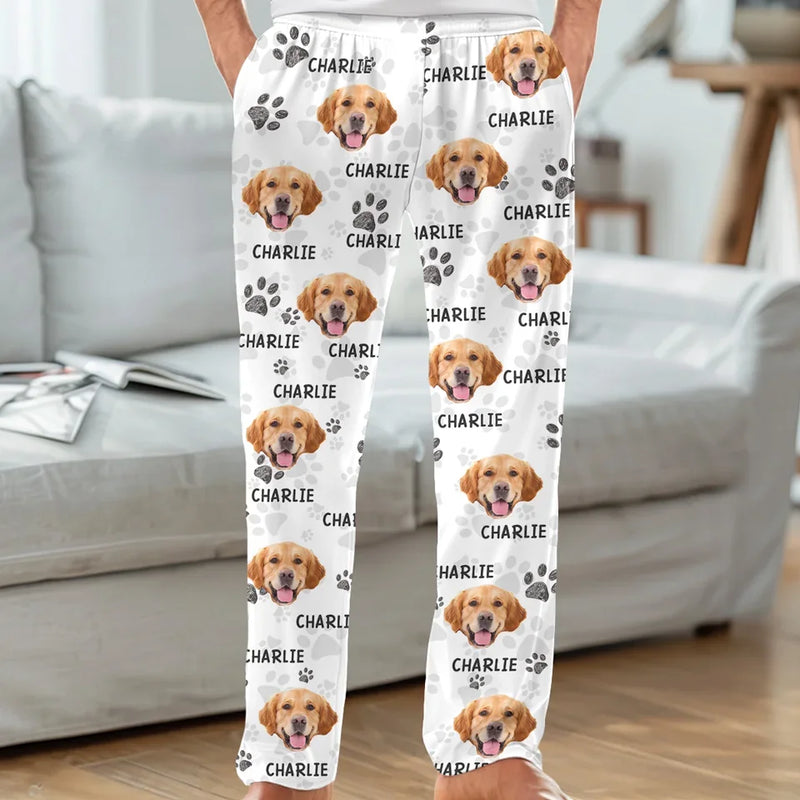Custom Photo Pawsome Catmas Vibes - Dog & Cat Personalized Custom Pajama Pants - Christmas Gift For Pet Owners, Pet Lovers