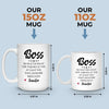 A Great Boss Creates Great Teams - Coworker Personalized Custom Mug - Christmas Gift For Coworkers, Work Friends, Colleagues