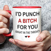 We Fit Together Like Fun And Funny - Bestie Personalized Custom Accent Mug - Christmas Gift For Best Friends, BFF, Sisters