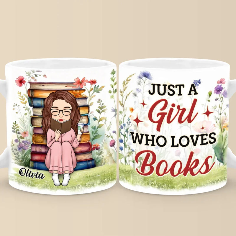 Books Are My Best Friends - Personalized Custom Mug - Christmas Gift For Book Lovers