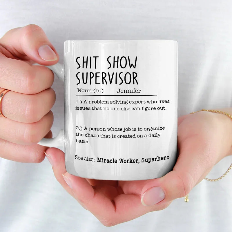 Handles Chaos Like A Pro - Friend Personalized Custom Mug - Christmas Gift For Best Friends, Sisters, Family Members, Coworkers
