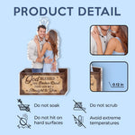 Custom Photo God Blessed Couple Gifts - Personalized Car Ornament