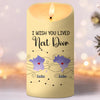 Far Apart, But Always Connected - Bestie Personalized Custom LED Candle - Christmas Gift For Best Friends, BFF, Sisters