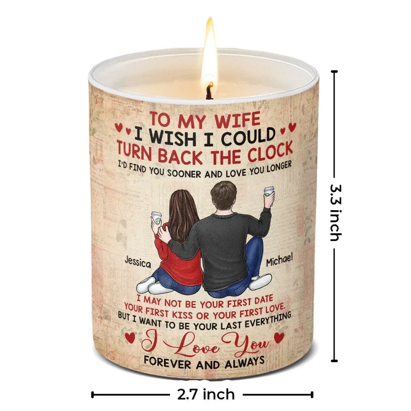 Every Moment With You Is Magic - Couple Personalized Custom Smokeless Scented Candle - Christmas Gift For Husband Wife, Anniversary