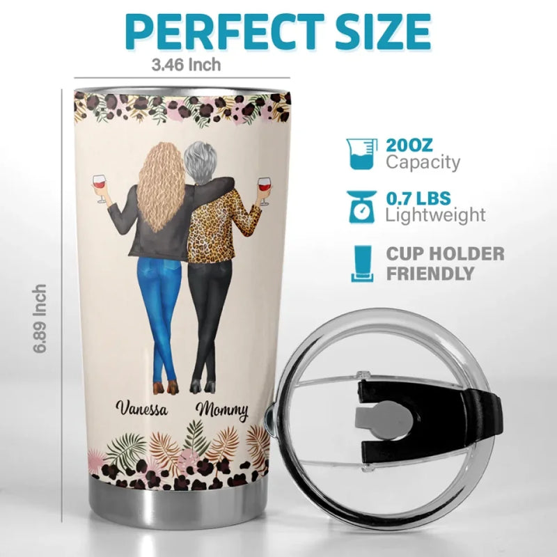 Forever My Baby Girl - Family Personalized Custom Tumbler - Gift For Mom, Daughter