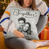 Custom Photo Love Begins And Ends With You - Couple Personalized Custom Pillow - Christmas Gift For Husband Wife, Anniversary