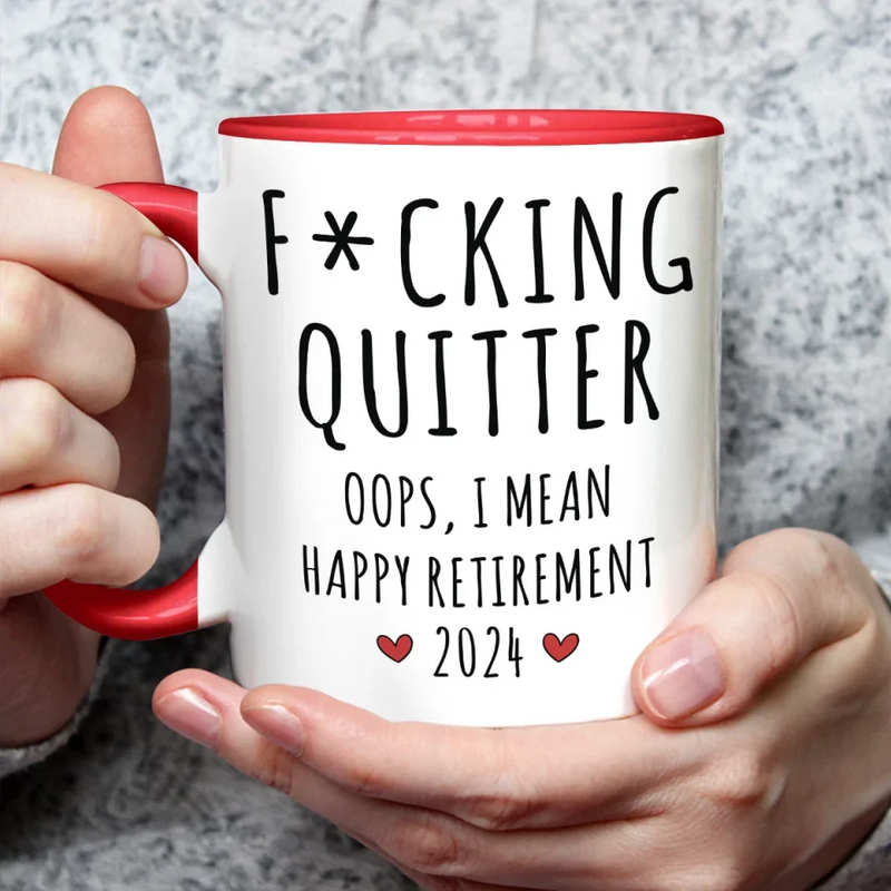 I'm Not Retired, I'm A Professional Relaxer -  Coworker Personalized Custom Accent Mug - Christmas Gift, Appreciation, Retirement Gift For Coworkers, Work Friends, Colleagues
