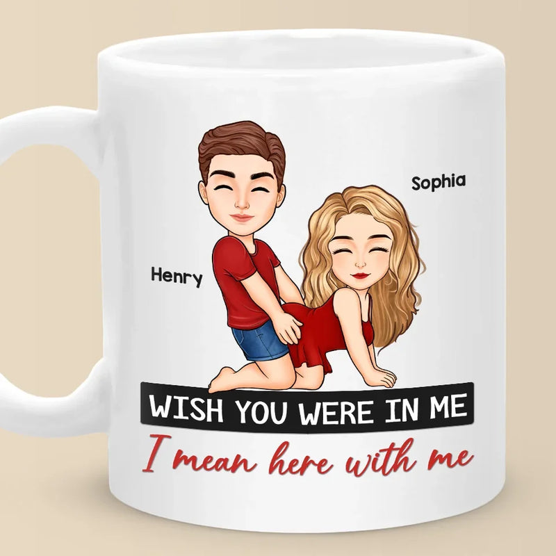 Your Touch Is My Addiction - Couple Personalized Custom Mug - Christmas Gift For Husband Wife, Anniversary, Long Distance Relationship