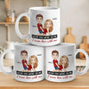 Your Touch Is My Addiction - Couple Personalized Custom Mug - Christmas Gift For Husband Wife, Anniversary, Long Distance Relationship