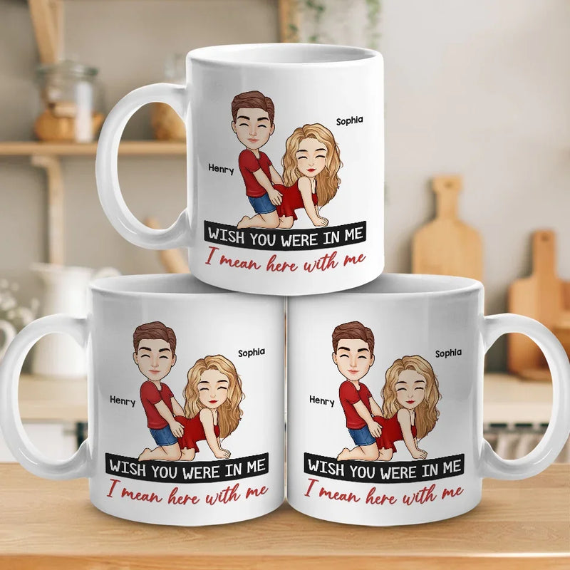 Your Touch Is My Addiction - Couple Personalized Custom Mug - Christmas Gift For Husband Wife, Anniversary, Long Distance Relationship