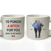 Life Is Better With Friends - Bestie Personalized Custom Chunky Mug - Gift For Best Friends, BFF, Sisters