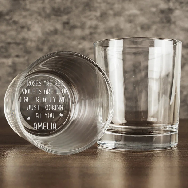 You’re My Kind Of Perfect - Couple Personalized Custom Whiskey Glass - Gift For Husband Wife, Anniversary