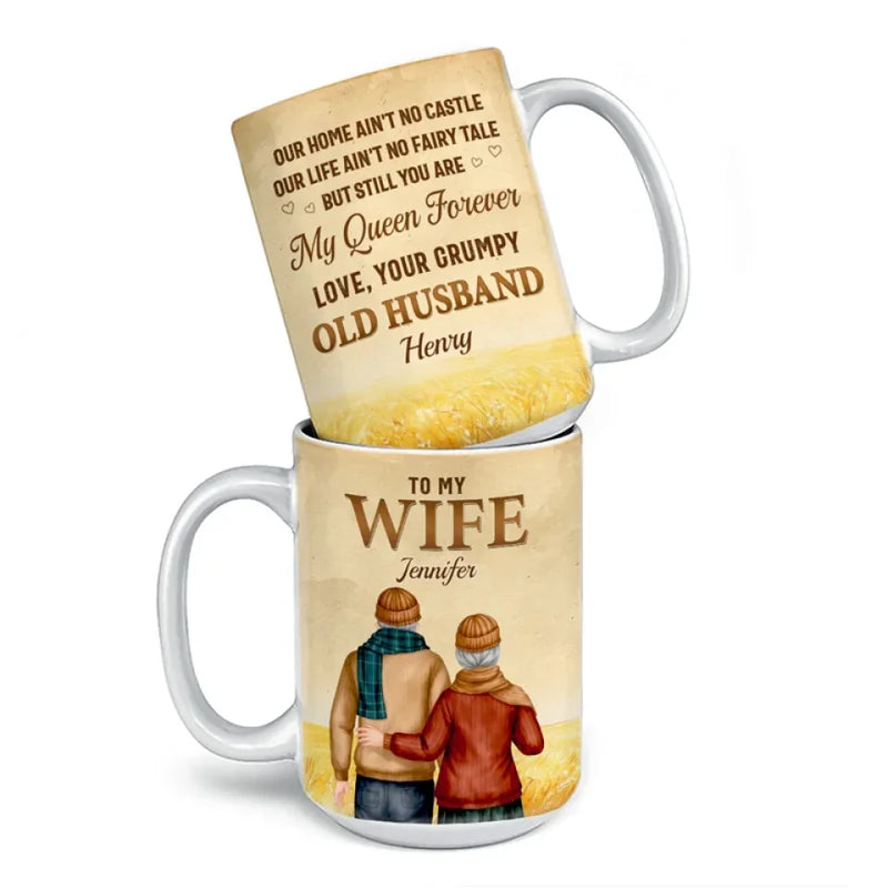 Forever And Always, My Love - Couple Personalized Custom Mug - Christmas Gift For Husband Wife, Anniversary