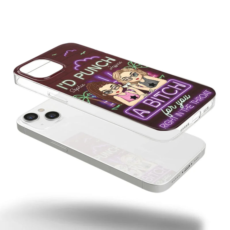 With You, It’s Always Fun - Bestie Personalized Custom Clear Phone Case - Gift For Best Friends, BFF, Sisters