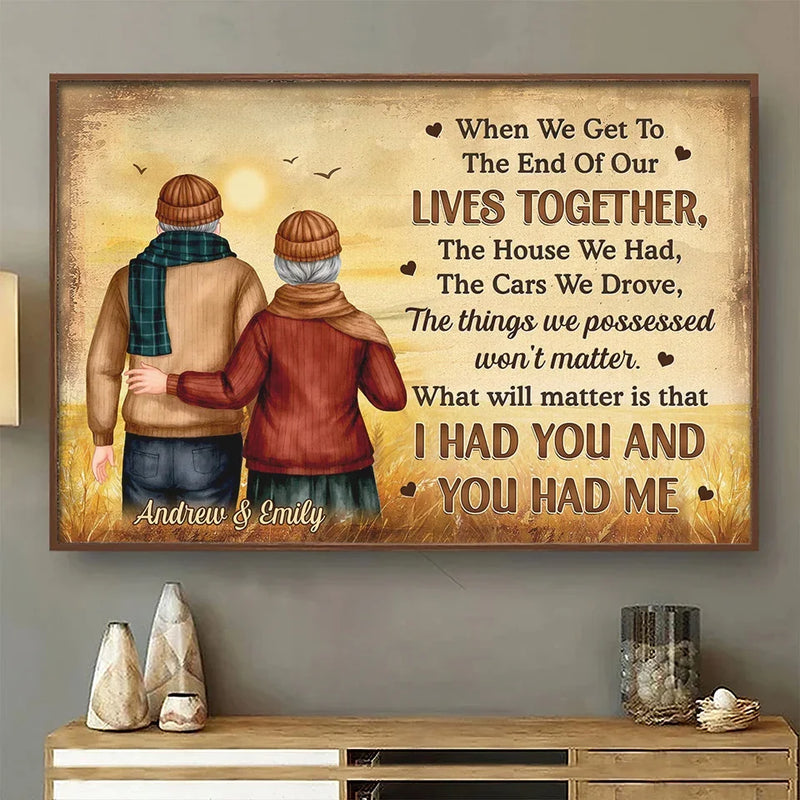You Are My Queen Forever - Couple Personalized Custom Horizontal Poster - Gift For Husband Wife, Anniversary