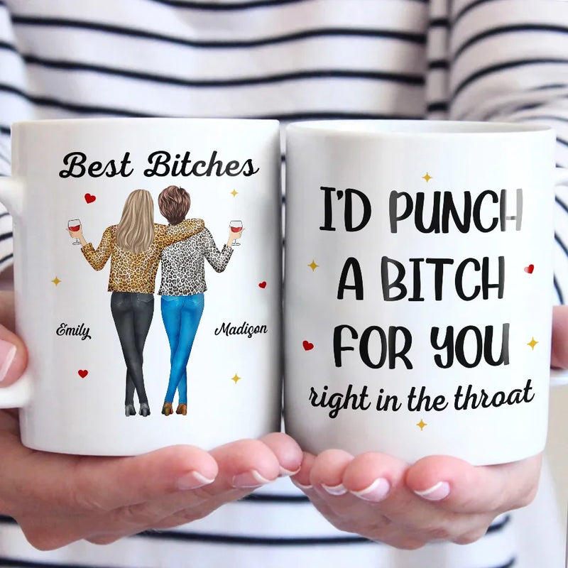 Bestie Bond Is Unbreakable - Bestie Personalized Custom Mug - Gift For Best Friends, BFF, Sisters