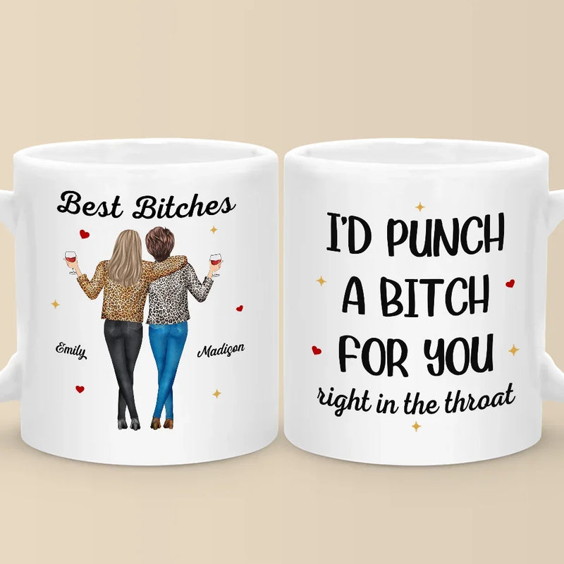 Bestie Bond Is Unbreakable - Bestie Personalized Custom Mug - Gift For Best Friends, BFF, Sisters