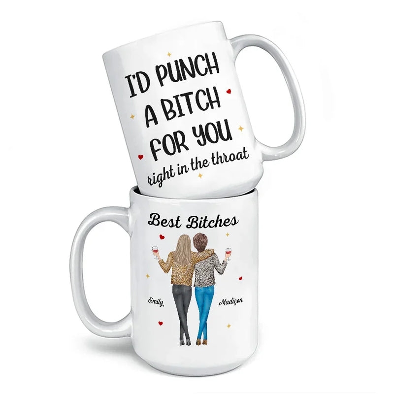 Bestie Bond Is Unbreakable - Bestie Personalized Custom Mug - Gift For Best Friends, BFF, Sisters
