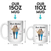 Bestie Bond Is Unbreakable - Bestie Personalized Custom Mug - Gift For Best Friends, BFF, Sisters