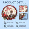 Custom Photo Loving You Forever - Memorial Personalized Custom Car Ornament - Acrylic Custom Shaped - Sympathy Gift For Family Members