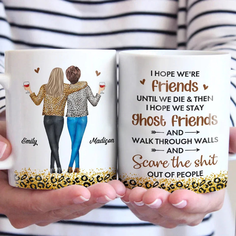 A Best Friend Is A Sister By Choice - Bestie Personalized Custom Mug - Gift For Best Friends, BFF, Sisters