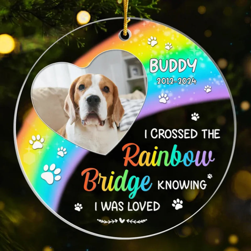 Custom Photo A Beautiful Soul Remembered - Memorial Personalized Custom Ornament - Acrylic Custom Shaped - Sympathy Gift For Pet Owners, Pet Lovers
