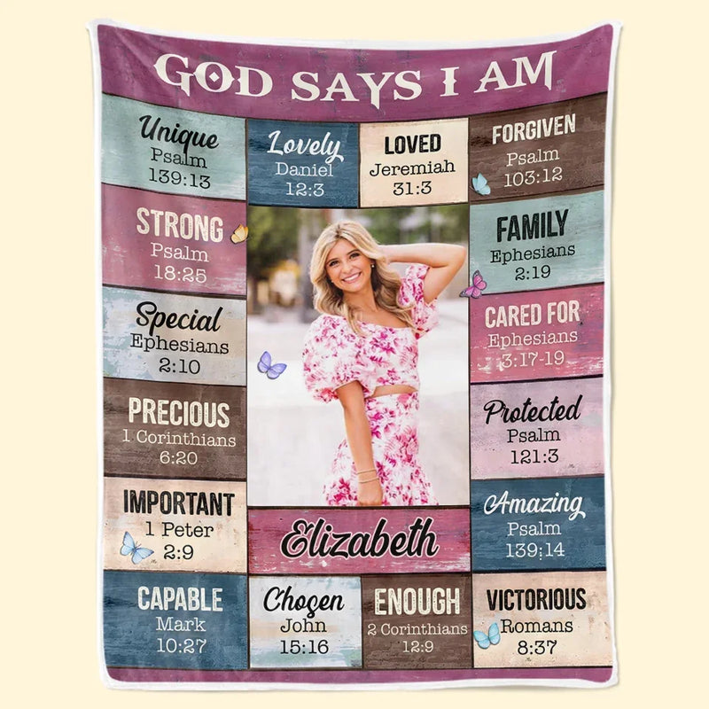 Custom Photo Infuse Your Life With Self-Love Affirmations - Friend Personalized Custom Blanket - Gift For Best Friends, Family Members, Coworkers, Yourself