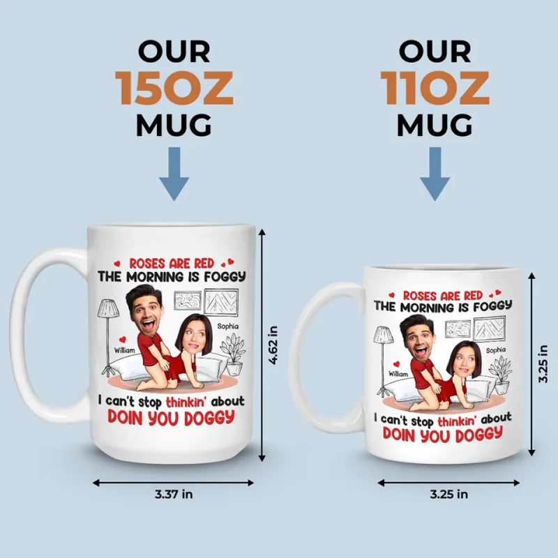 Custom Photo We're Not Just Naughty, We're Hilarious Too - Couple Personalized Custom Mug - Gift For Husband Wife, Anniversary