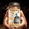 Custom Photo Loved Deeply, Missed Dearly - Memorial Personalized Custom Mason Jar Light - Sympathy Gift For Family Members