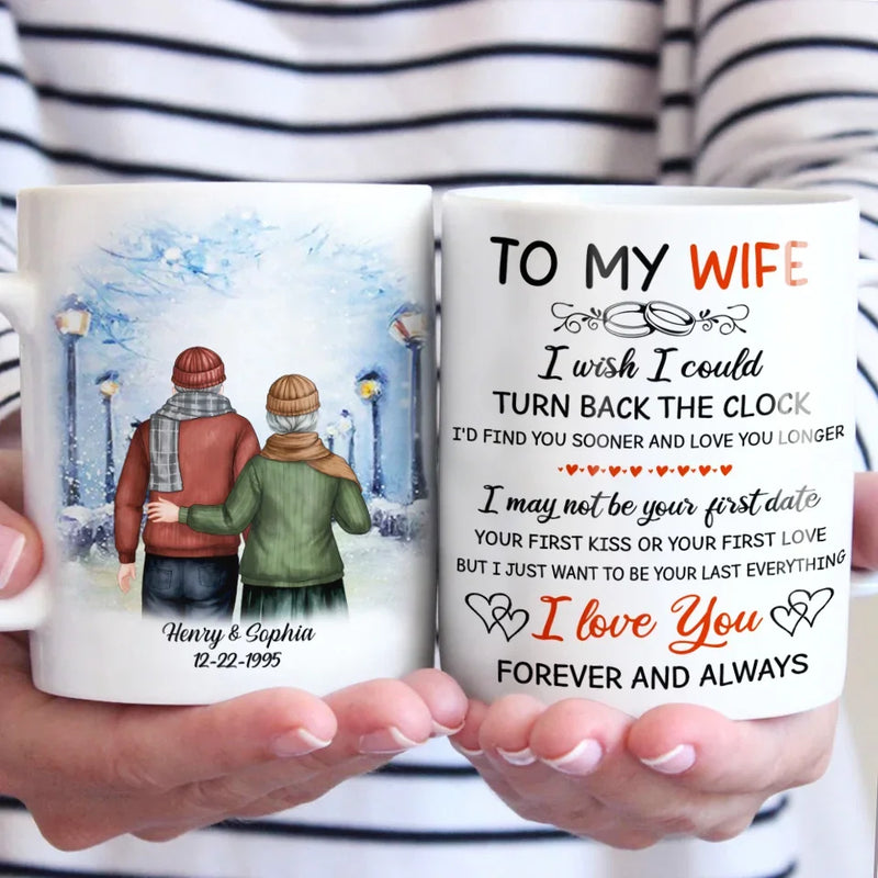 Still Holding Hands After All These Years - Couple Personalized Custom Mug - Gift For Husband Wife, Anniversary