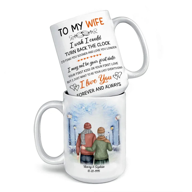 Still Holding Hands After All These Years - Couple Personalized Custom Mug - Gift For Husband Wife, Anniversary