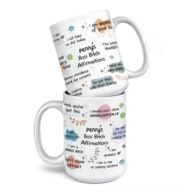 I Sparkle And I Shine Unapologetically - Coworker Personalized Custom Mug - Gift For Coworkers, Work Friends, Colleagues