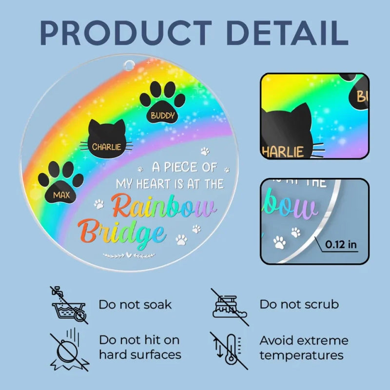 Much Loved Never Forgotten - Memorial Personalized Custom Car Ornament - Acrylic Custom Shaped - Sympathy Gift For Pet Owners, Pet Lovers