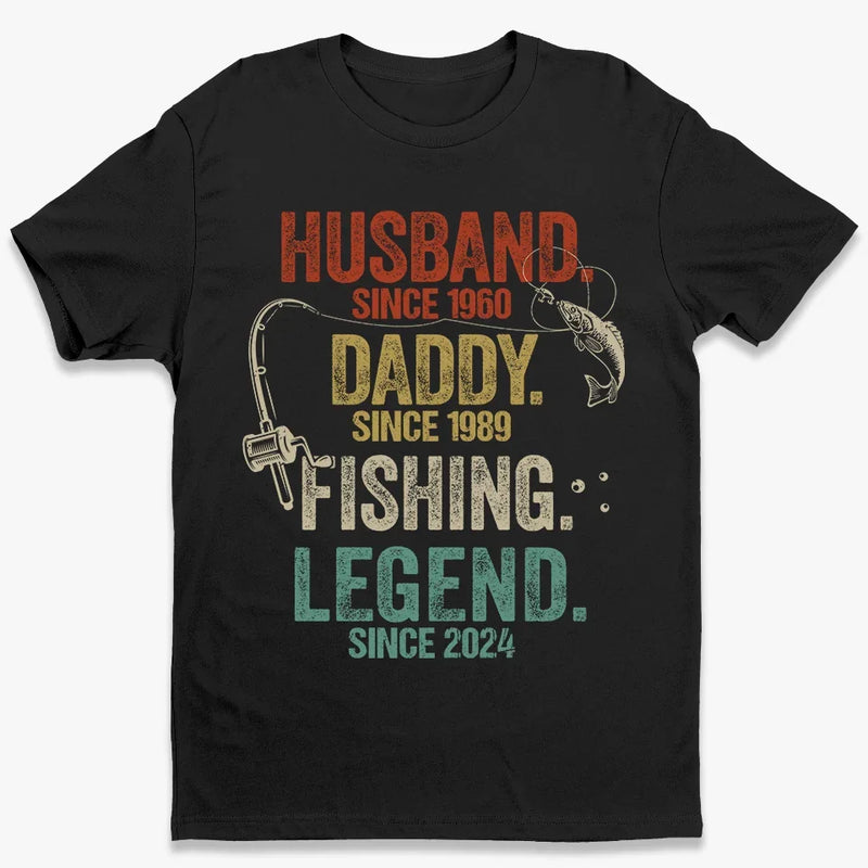 With Dad, Every Fishing Trip Is A Big Adventure - Family Personalized Custom Unisex T-shirt, Premium T-shirt, Hoodie - Gift For Dad, Fishing Lovers, Fishermen