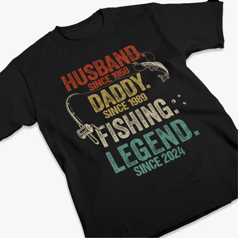 With Dad, Every Fishing Trip Is A Big Adventure - Family Personalized Custom Unisex T-shirt, Premium T-shirt, Hoodie - Gift For Dad, Fishing Lovers, Fishermen