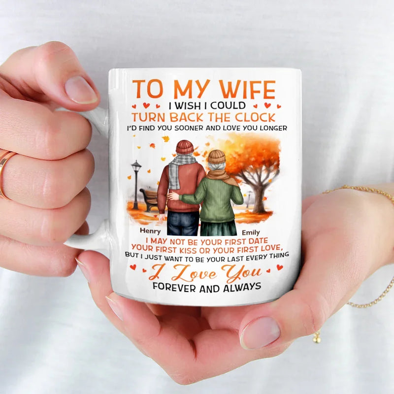 Our Love Story Is My Favorite Chapter - Couple Personalized Custom Mug - Gift For Husband Wife, Anniversary