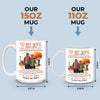 Our Love Story Is My Favorite Chapter - Couple Personalized Custom Mug - Gift For Husband Wife, Anniversary