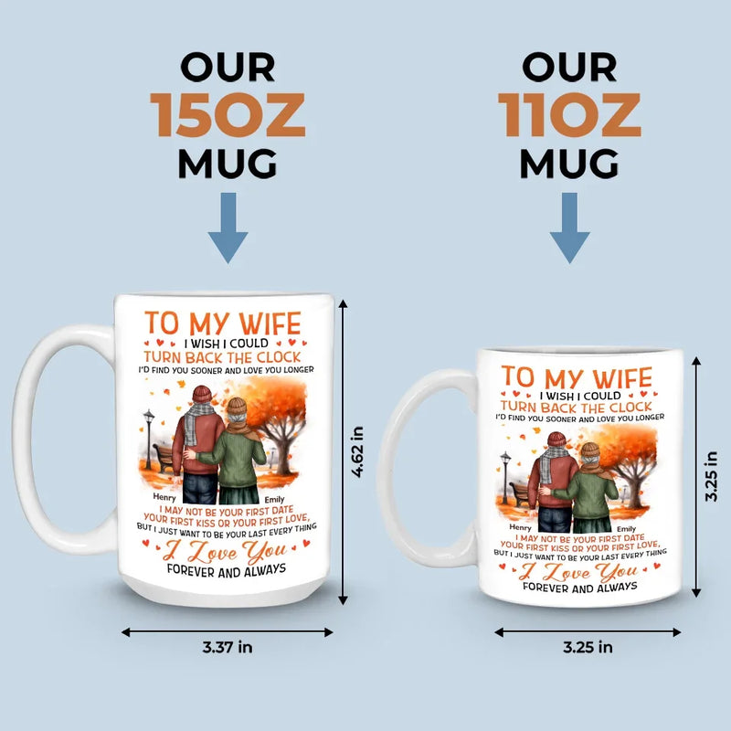 Our Love Story Is My Favorite Chapter - Couple Personalized Custom Mug - Gift For Husband Wife, Anniversary