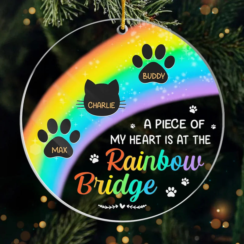 Remembering Our Beloved Friend - Memorial Personalized Custom Ornament - Acrylic Custom Shaped - Sympathy Gift For Pet Owners, Pet Lovers