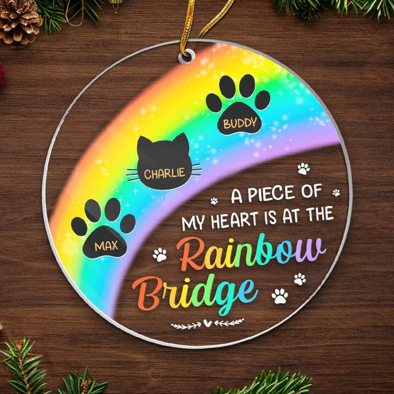 Remembering Our Beloved Friend - Memorial Personalized Custom Ornament - Acrylic Custom Shaped - Sympathy Gift For Pet Owners, Pet Lovers