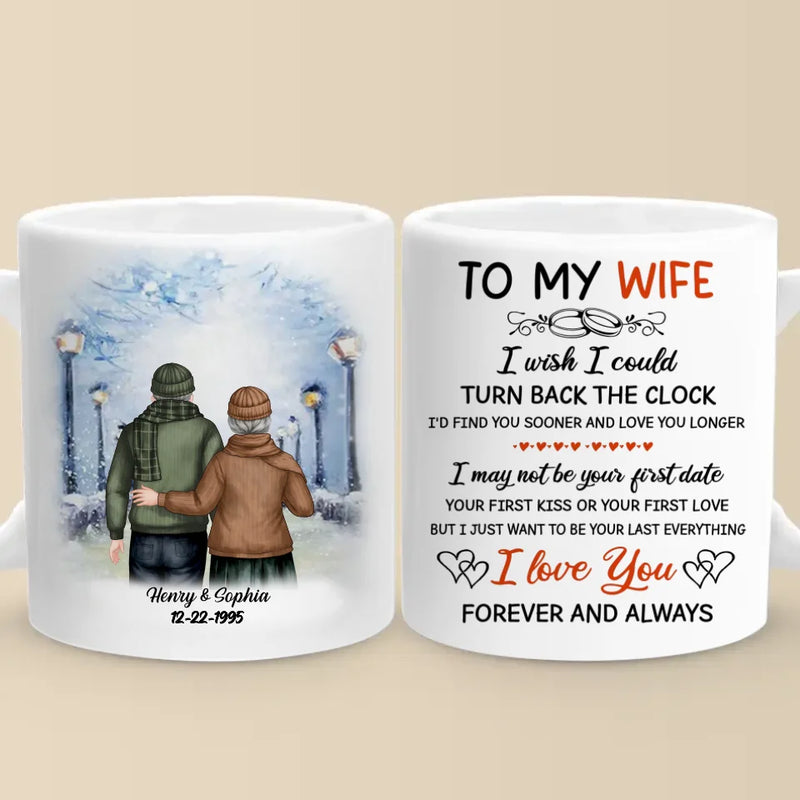 Still Holding Hands After All These Years - Couple Personalized Custom Mug - Gift For Husband Wife, Anniversary