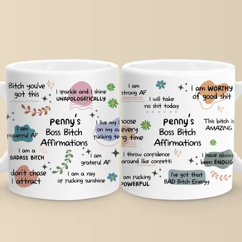 I Sparkle And I Shine Unapologetically - Coworker Personalized Custom Mug - Gift For Coworkers, Work Friends, Colleagues
