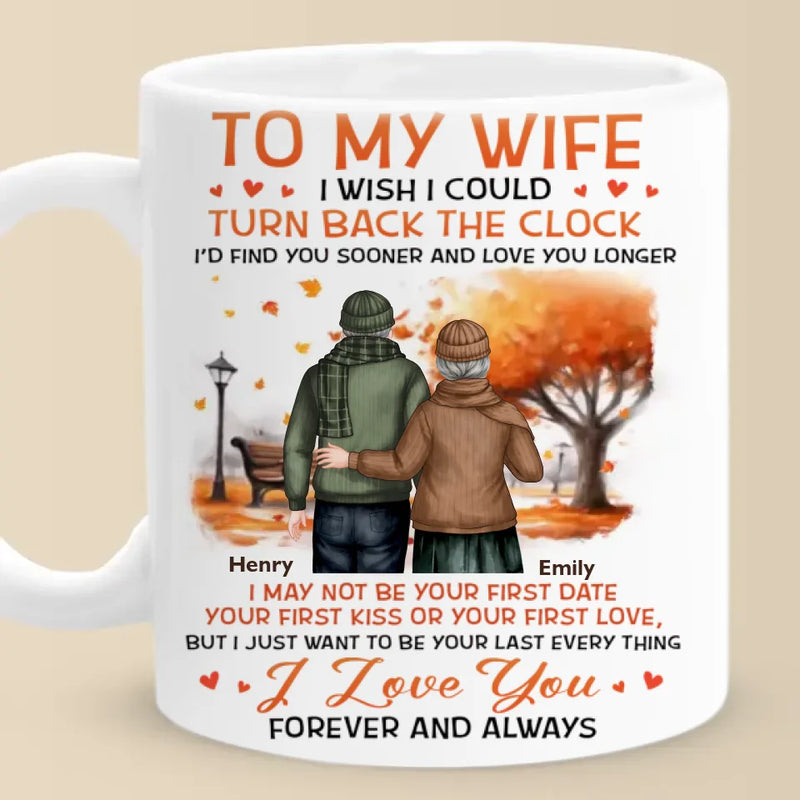 Our Love Story Is My Favorite Chapter - Couple Personalized Custom Mug - Gift For Husband Wife, Anniversary