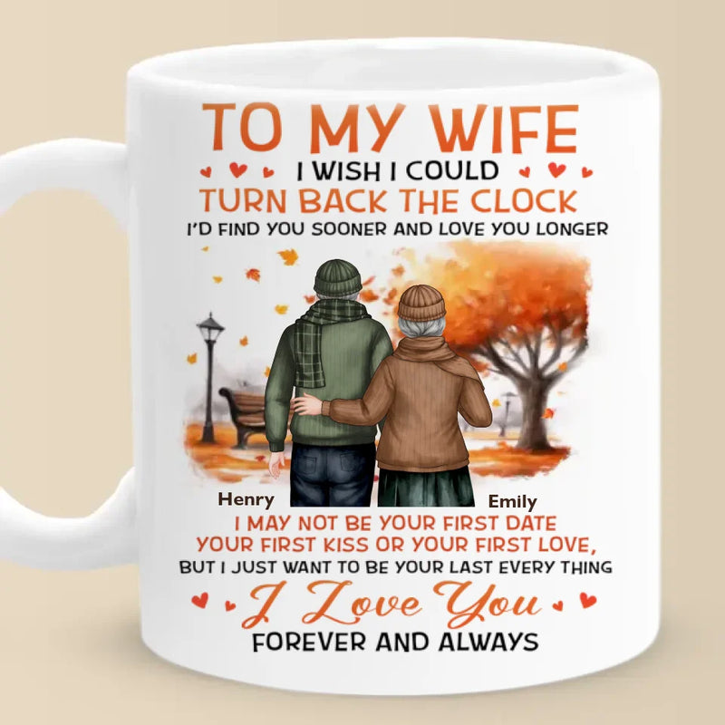 Our Love Story Is My Favorite Chapter - Couple Personalized Custom Mug - Gift For Husband Wife, Anniversary