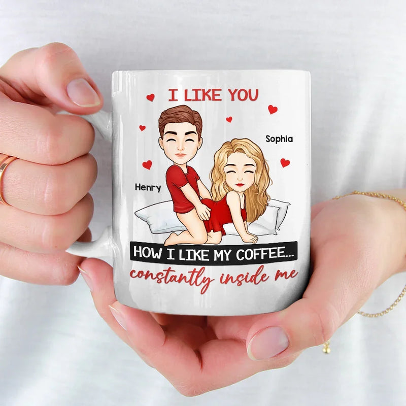 Love Is Better With You - Couple Personalized Custom Mug - Gift For Husband Wife, Anniversary