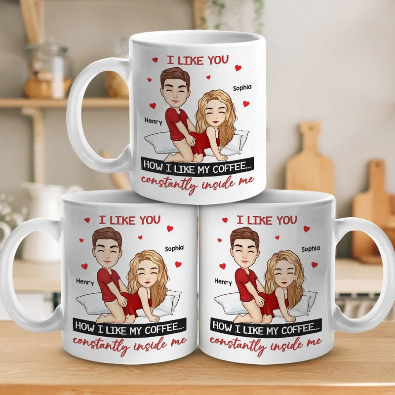 Love Is Better With You - Couple Personalized Custom Mug - Gift For Husband Wife, Anniversary