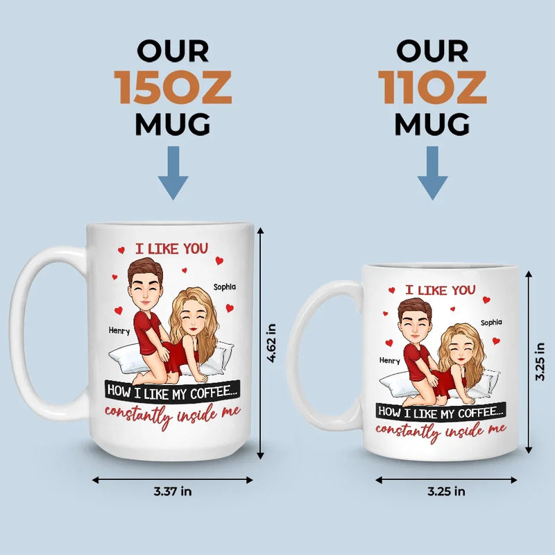 Love Is Better With You - Couple Personalized Custom Mug - Gift For Husband Wife, Anniversary