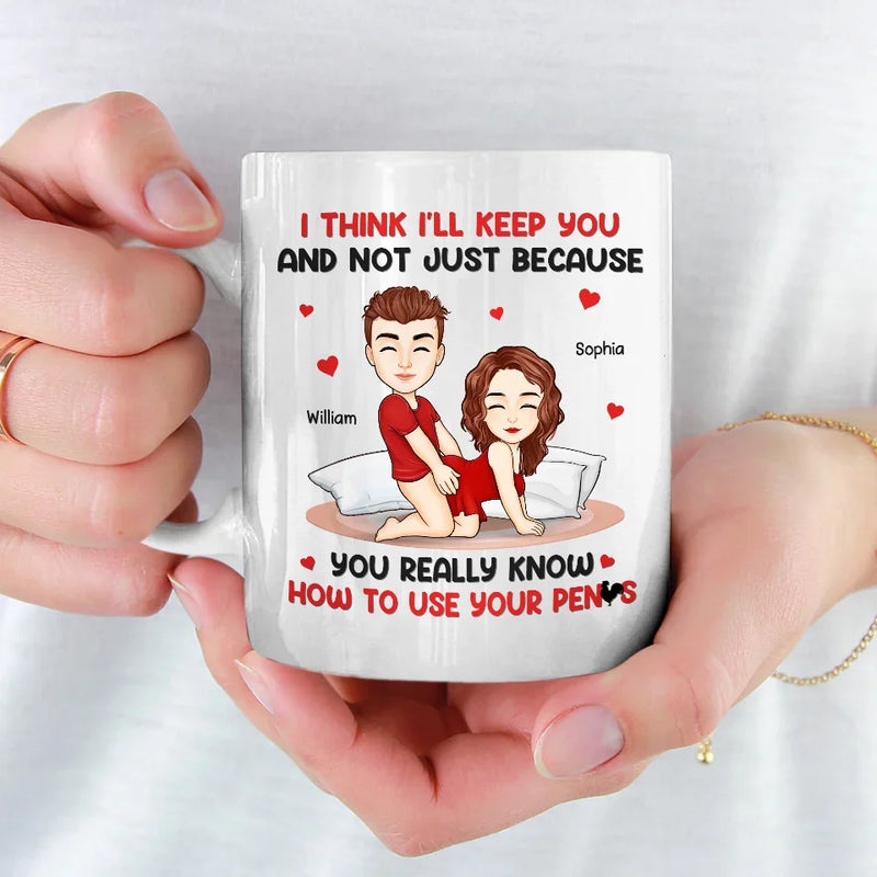 You Are The Spark To My Fire - Couple Personalized Custom Mug - Gift For Husband Wife, Anniversary